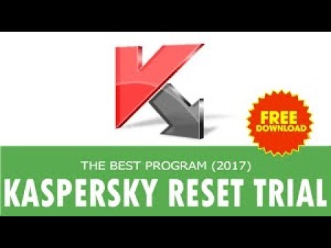 Kaspersky trial reset manually